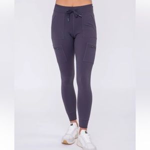 Mono B hybrid Cargo Joggers-Slate Gray